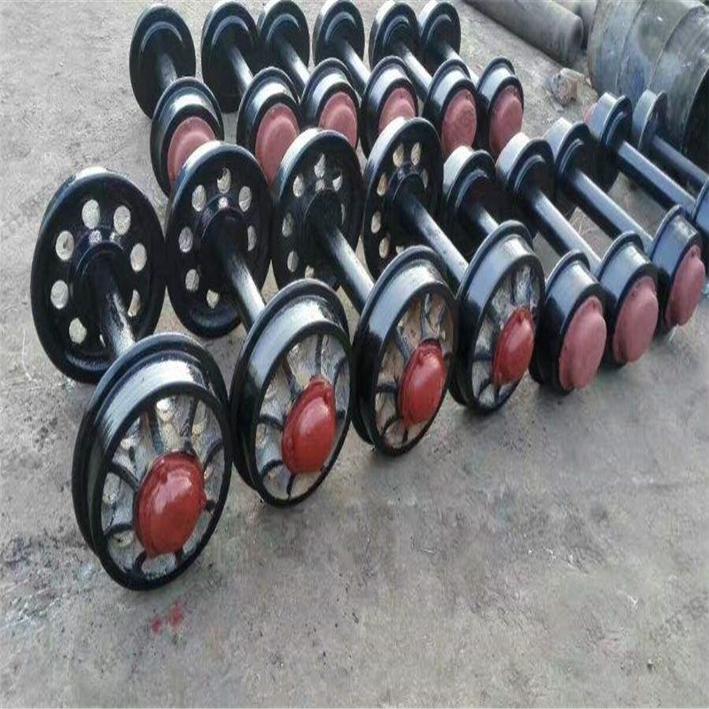 出售厂家发货 矿车轮对 承载力要大，试用寿命长 250mm矿车轮对