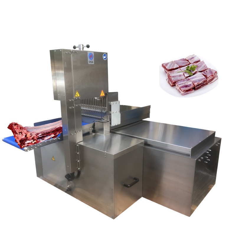 中山佛山牛肉加工厂用自动锯骨机 五个档位供选择 尾料1.5CM厚度以内