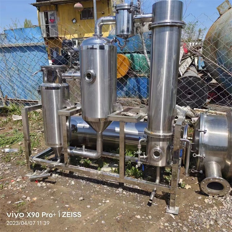 二手强制循环蒸发器 多效浓缩蒸发设备 工业废水单效蒸发器 建功回收