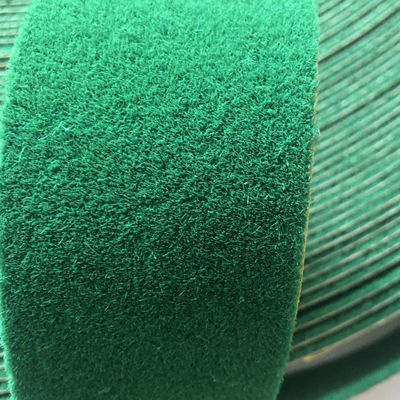 洛汐传动 浙江绿色绒布包棍带 绿绒布刺皮 自粘胶绒布包棍带