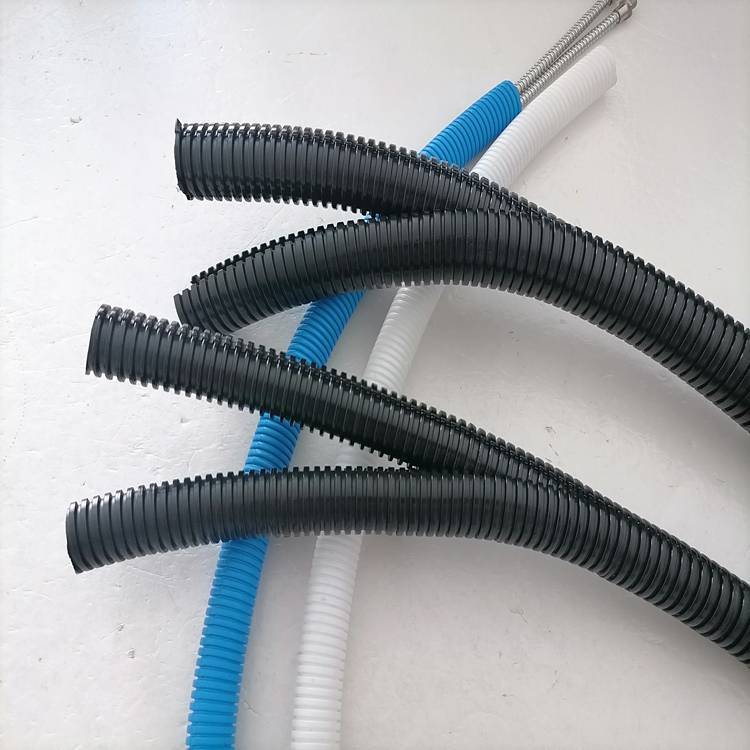 化工能源护线用 PA阻燃尼龙双开口电缆穿线管 开口蛇皮管螺纹管SP23