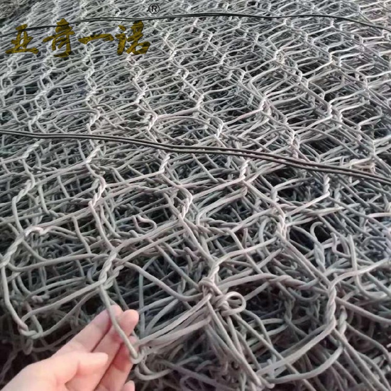 防洪高锌245g格宾石笼网生产厂家 六角石笼网箱 亚奇定制批量发货