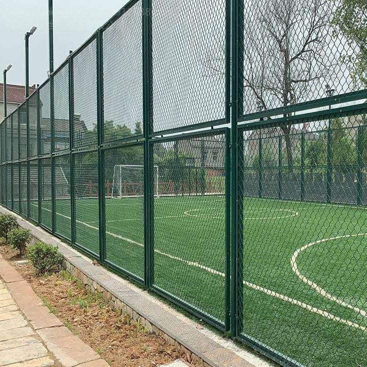 厂家 包塑球场铁丝网 室外球场隔离铁丝网 球场地铁丝网批发定制