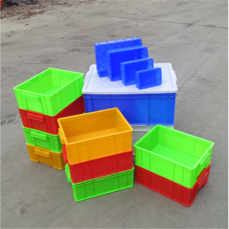 普通塑料周转箱 注塑成型塑料周转箱 塑料运输周转箱 益乐塑业图片