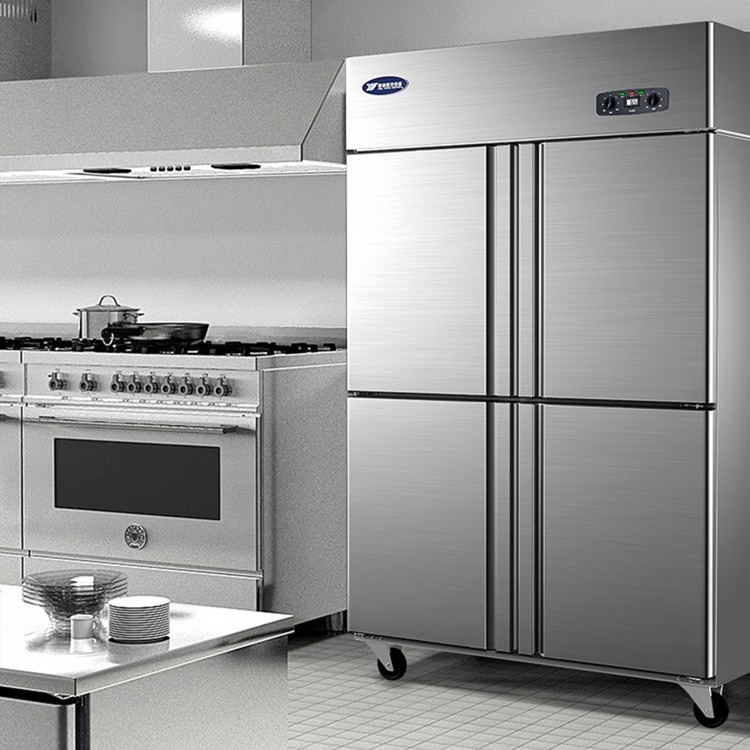 银都商用冰箱 BBL0542四门双机双温冰箱 厨房冷藏冷冻冰箱