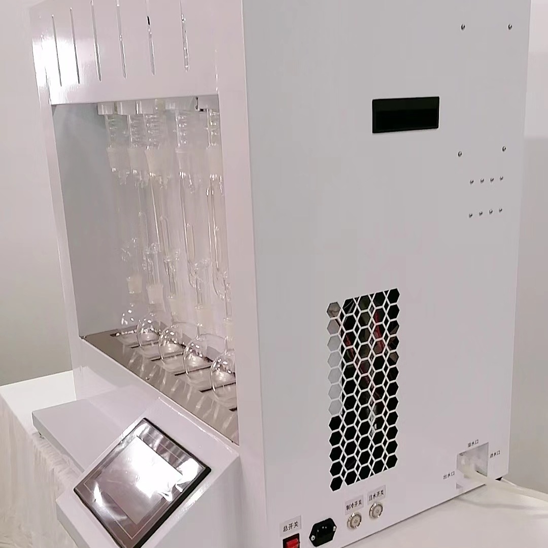 巴跃索式提取器单孔控制一体机BY-SXT-06GS粗脂肪测定仪内置压缩机制冷图片