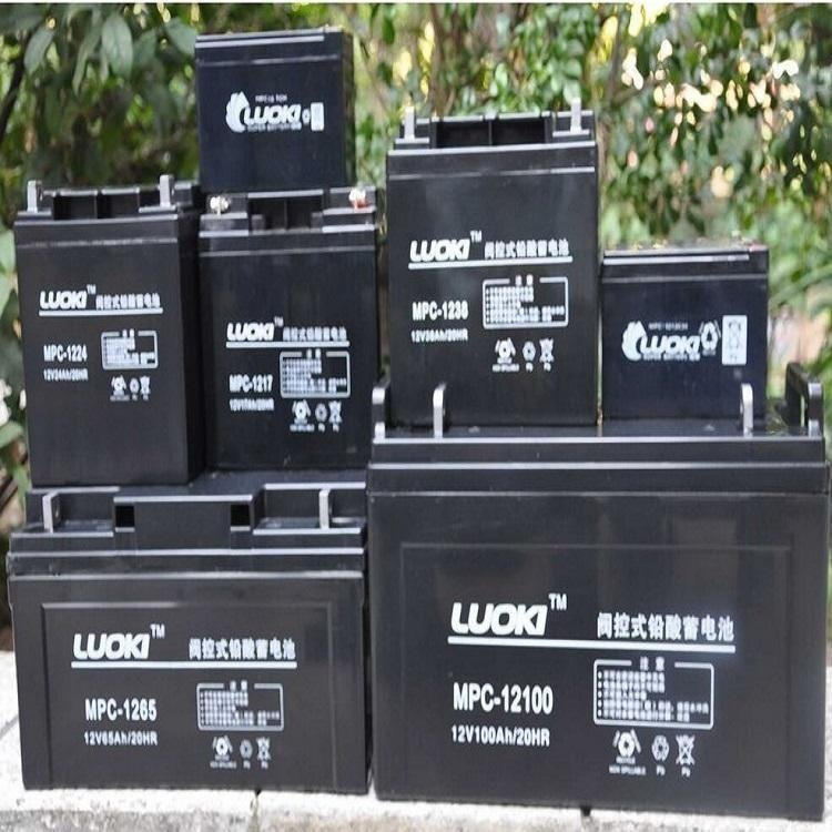 洛奇LUOKI蓄电池MPC-1275 12V75AH 20HR 不间断UPS/EPS直流屏应急备用电源