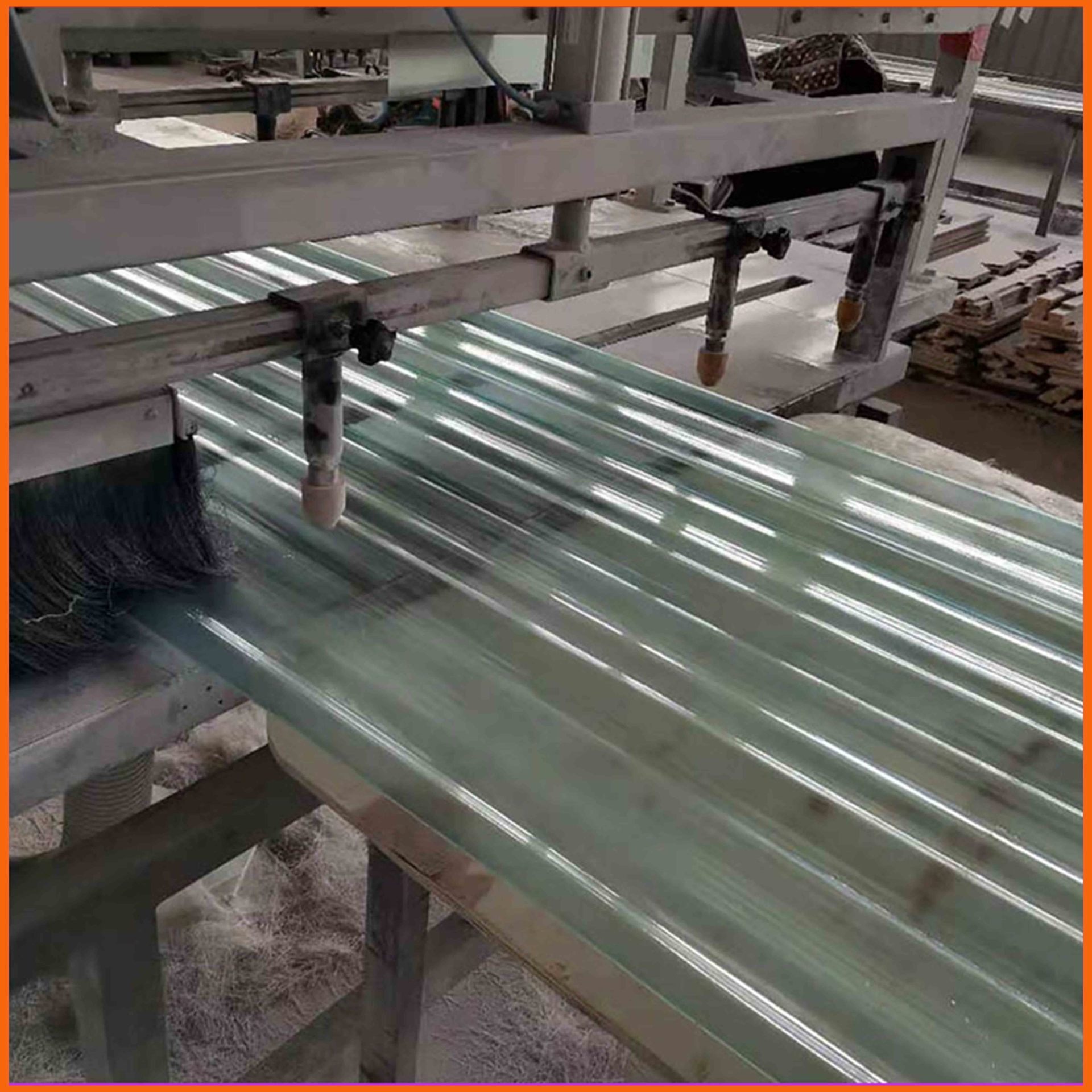 工程顶棚透明采光带 张掖聚酯FRP采光板 机制玻璃钢瓦生产厂家