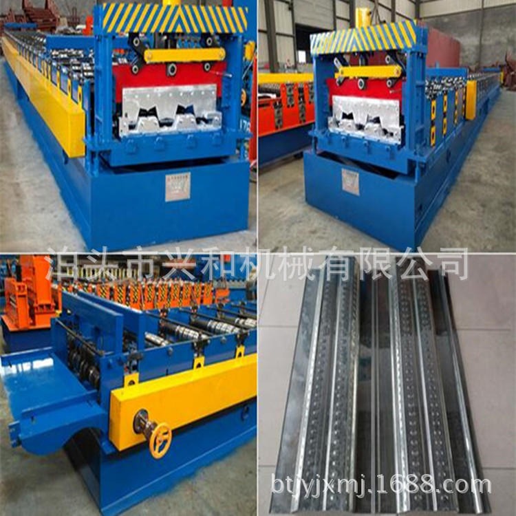 河北兴和厂家供应750楼承板机 全自动彩钢机械设备 全自动楼承板成型机