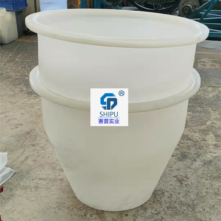 厂家直供圆形牛筋料桶 70L1000L化工桶包装塑料圆桶 食品级储水桶白色定制图片