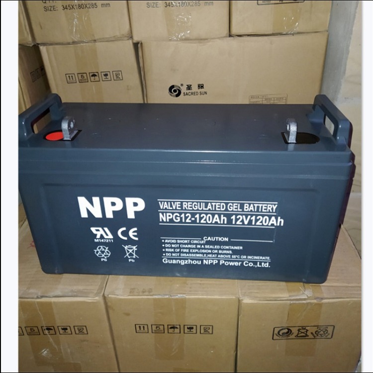 耐普蓄电池NP12-120AH 12V120AH光伏发电UPS机房深循环电池