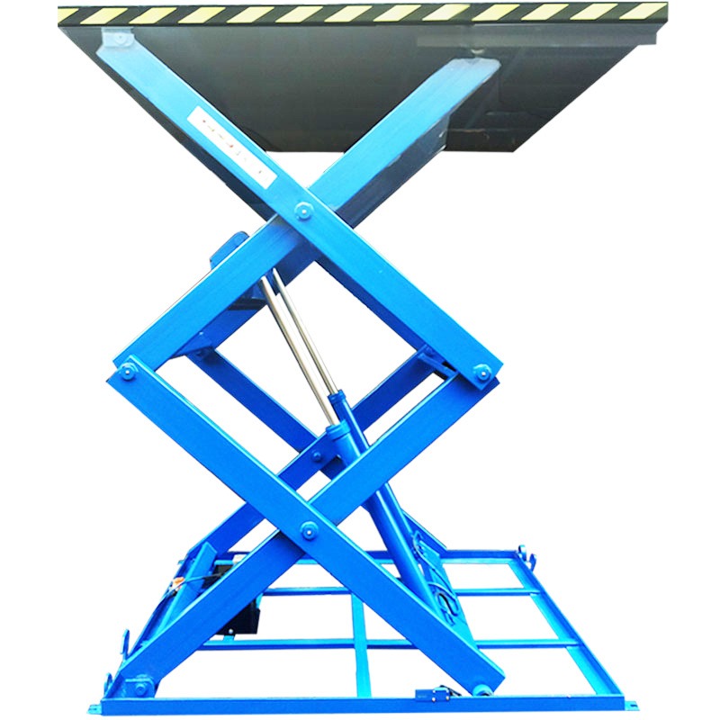 双跨固定式升降机 大吨位剪叉式升降平台 齐力安装合肥固定式卸货平台图片
