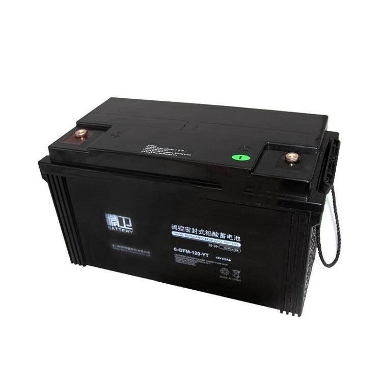 精卫蓄电池6-GFM-120-YT铅酸免维护12V120AH机房电脑太阳能 直流屏UPS/EPS专用蓄电池