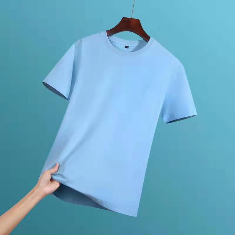 圆领T恤广告衫  02夏季新款纯棉  180克新西兰棉10个色.