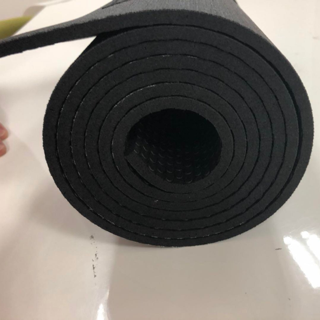 高密度瑜伽垫 厂家直销manduka高密度健身垫 加密橡胶瑜伽垫 黑垫 MILU