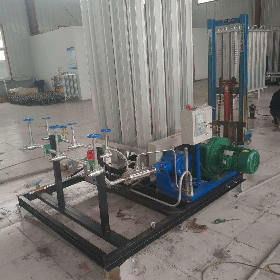 星燃液氧泵 低温液体泵价格 LNG液体充装泵 杜瓦瓶低温液体增压泵   泵头 维修配件 厂家DW100-9000L