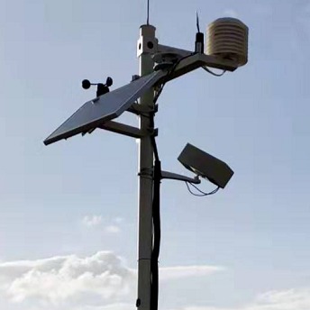 清易QS-3000电力微气象灾害监测与预警设备--变电站气象站可监测风速、风向、雨量。温湿度、大气压、PM2.5气象参数