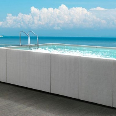 别墅泳池造型 私家游泳池设计 戴思乐游泳池系统解决方案
