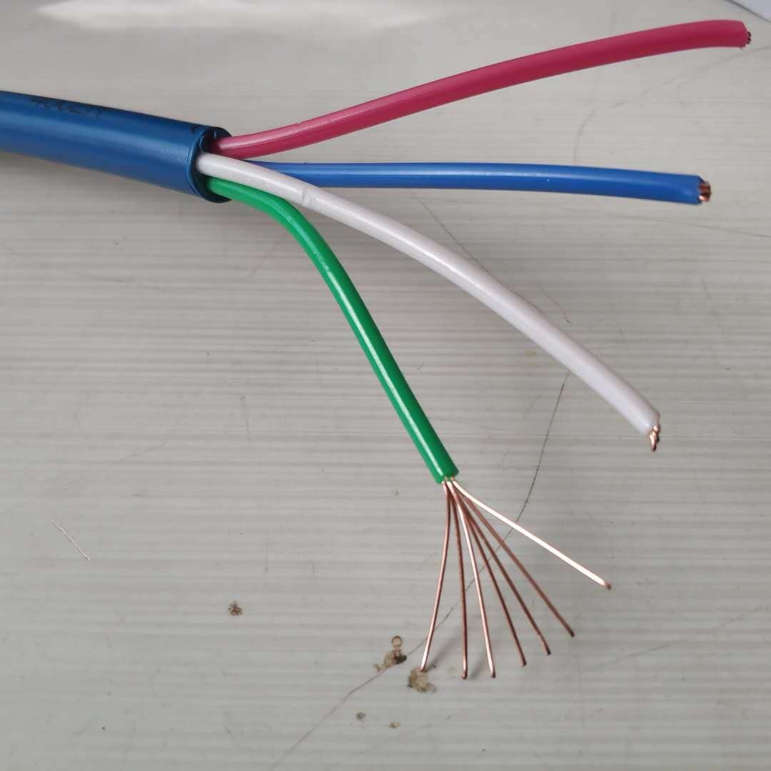 MHYV 1X4X7/0.43矿用监控电缆 阻燃防爆通讯电缆