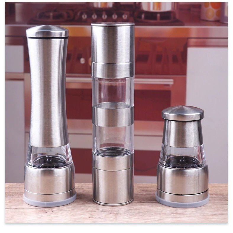 研磨器玻璃瓶  厨房家用研磨调料瓶 手动胡椒粉研磨器价格