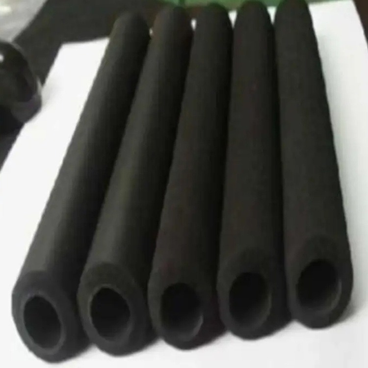翰图 空调管道用橡塑保温材料 闭孔发泡橡塑管 b1级阻燃海绵管图片