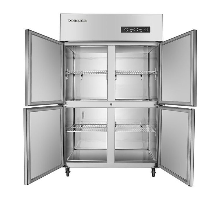 爱雪QB-04LX2型冰柜     绵阳     双机双冷直冷铜管四门商用冰箱/冷冻柜     价格