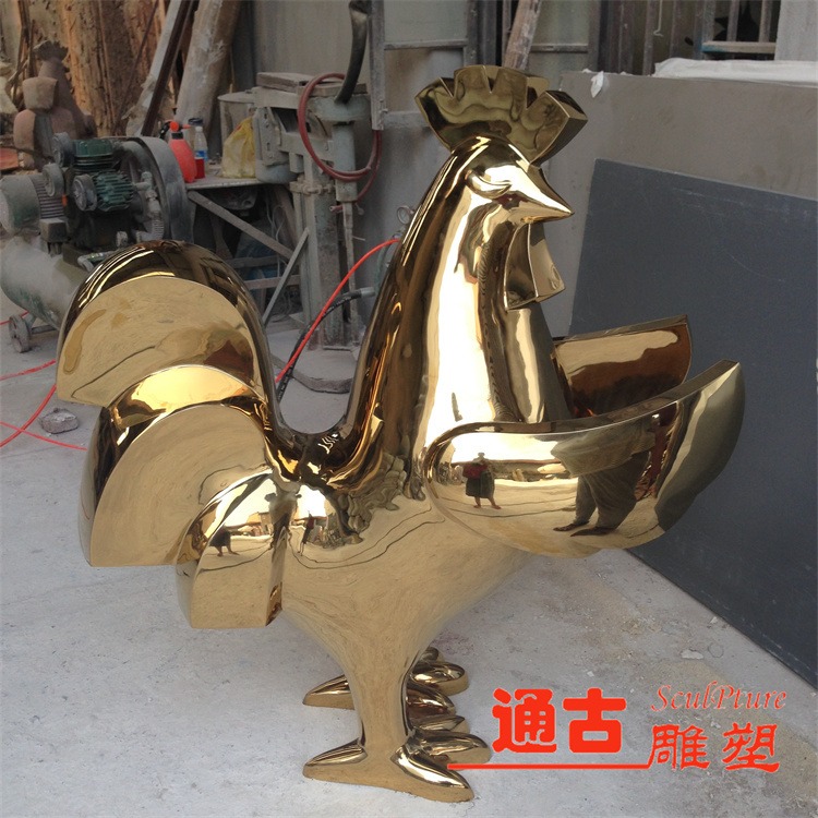 不锈钢雕塑、手工锻打雕塑、上海雕塑厂，上海通古雕塑制作