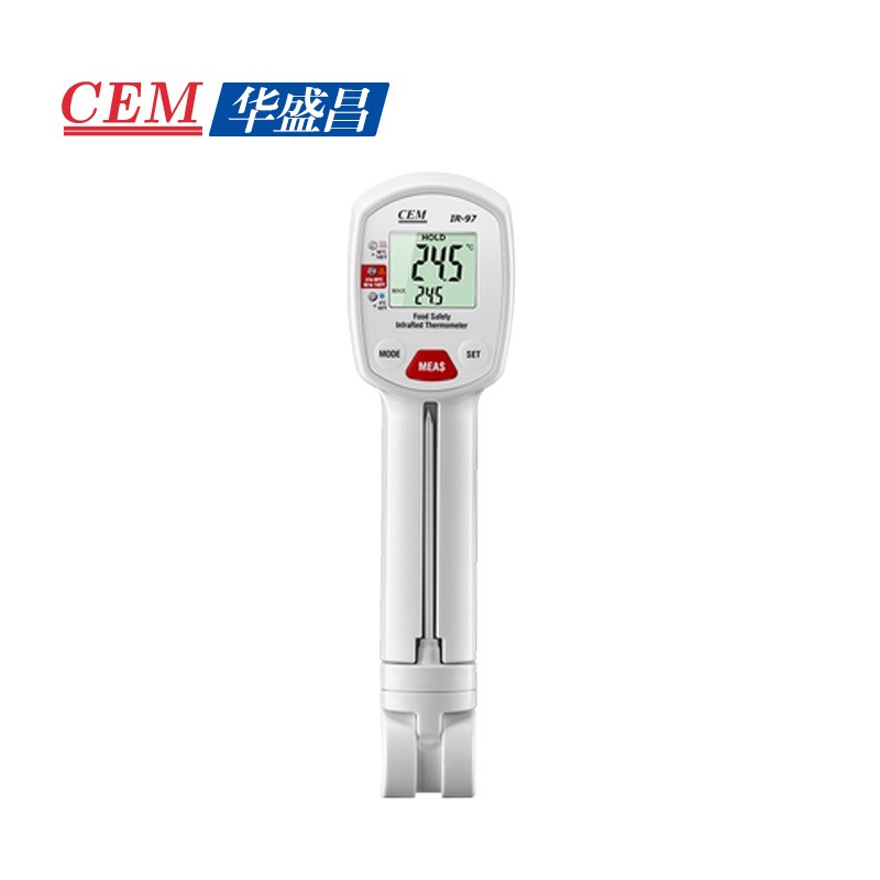 CEM华盛昌食品温度计多功能食品安全测温仪红外测温仪IR-97