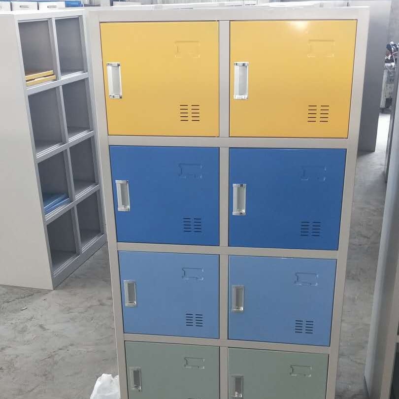 江西教室学生书包柜 彩色存放寄存柜 储物矮柜加工生产
