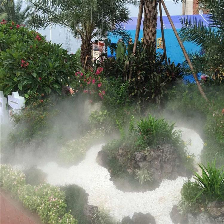 陕西景观人工造雾设备 人造雾雾森 喷雾机 展示区雾森安装
