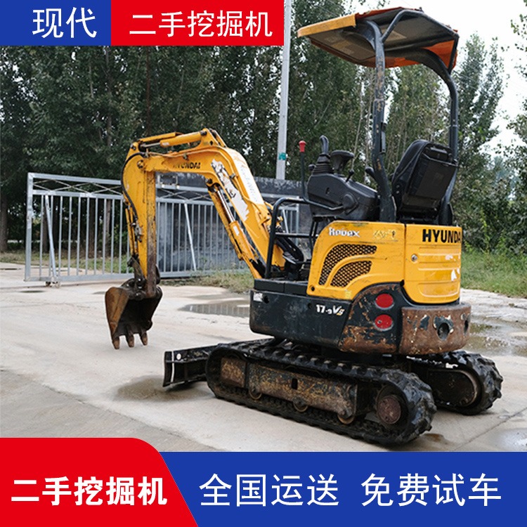 天津找私人二手挖机 二手国产小型挖掘机 现代