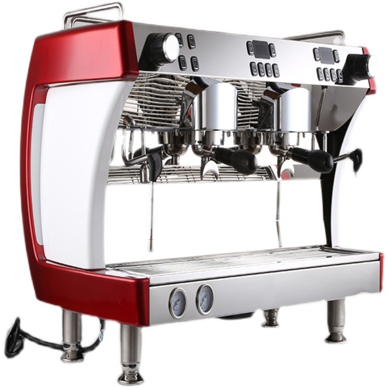 格米莱咖啡机商用意式半自动CRM3201双头三锅炉蒸汽泵压式咖啡