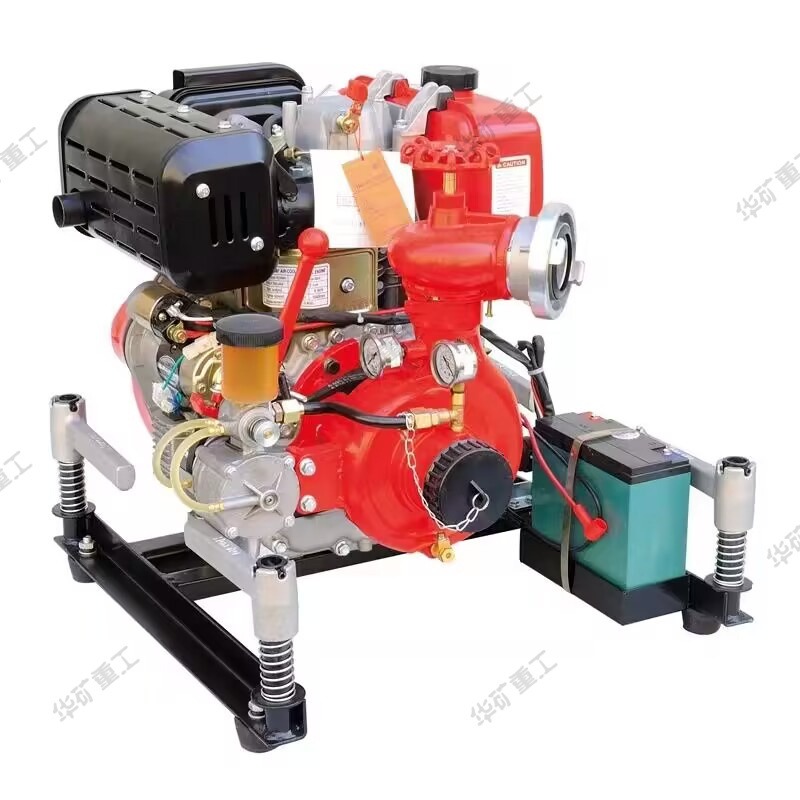 噪声低手抬机动消防泵 单缸四冲程消防泵 JBQ5.0/9手抬机动消防泵