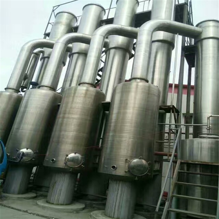 常年处理二手蒸发器 MVR结晶蒸发器 九成新二手三效蒸发器 继庆 山东厂家供应