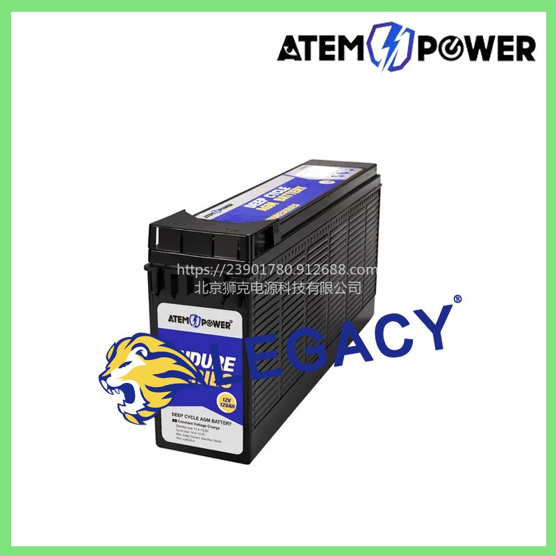 ATEM POWER蓄电池ATEM POWER 12V 25Ah AGM 电池深循环代步车电瓶图片