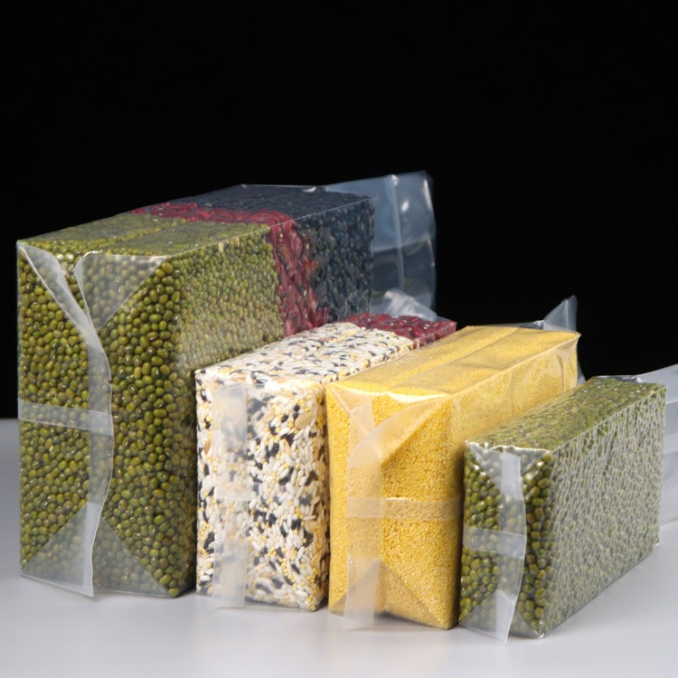 米砖袋大米包装袋 塑料食品袋 透明塑封袋 五谷杂粮米砖真空袋现货图片