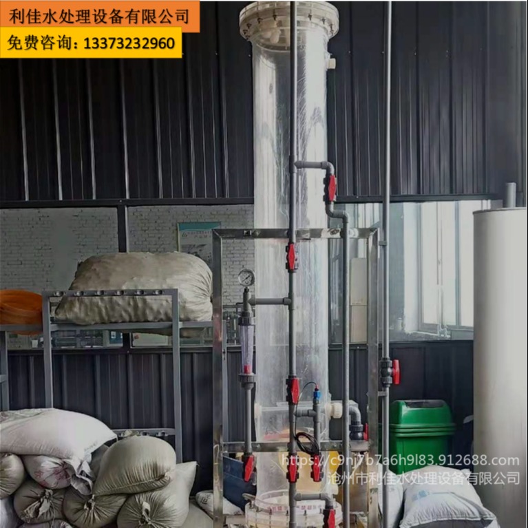 沧州离子交换设备 离子交换柱  10吨反渗透设备  去离子水设备 利佳图片