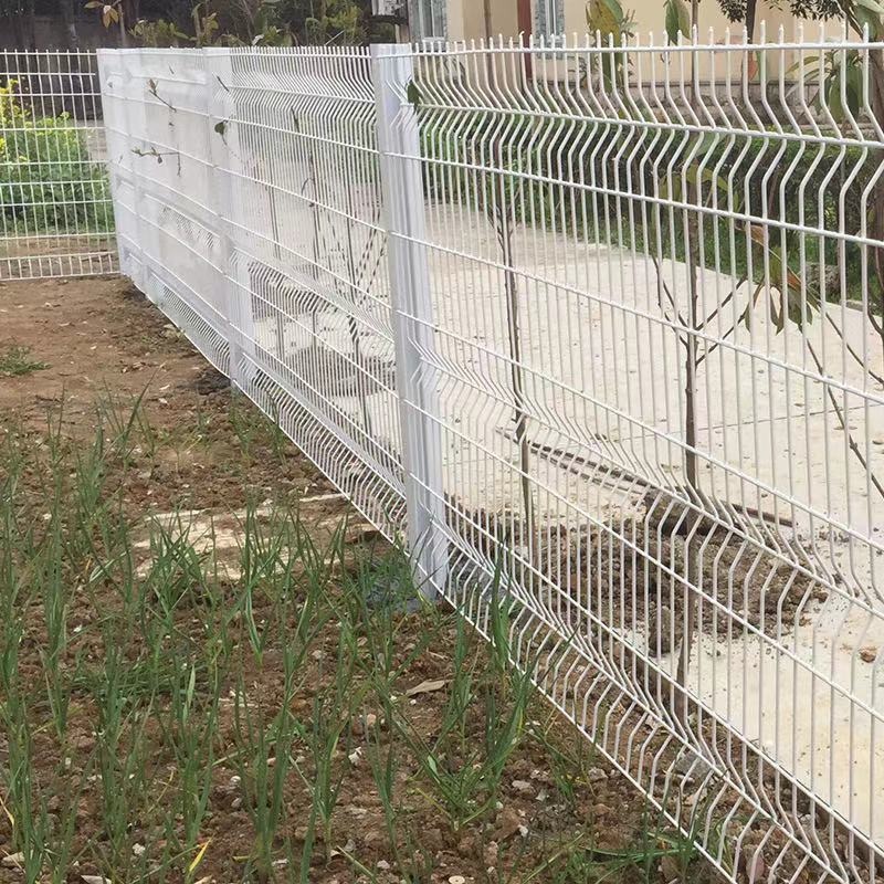 桃型柱护栏网 绿化带隔离防护铁丝网护栏 景区园林桃型柱护栏网峰尚安