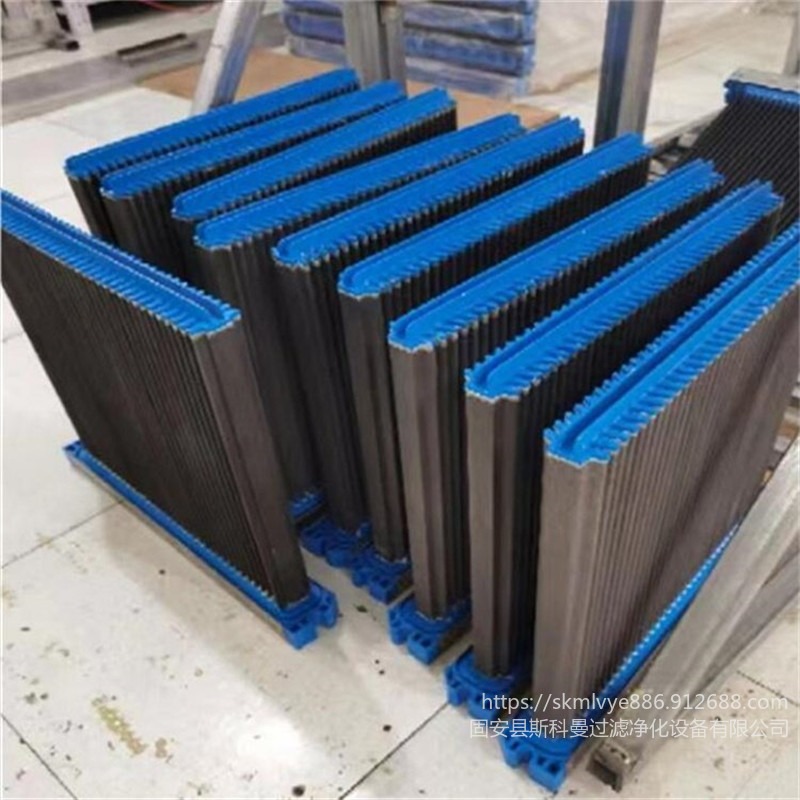 斯科曼供应 板式折叠滤板 空气过滤器 板框式除尘滤板 拦截式除尘滤板图片