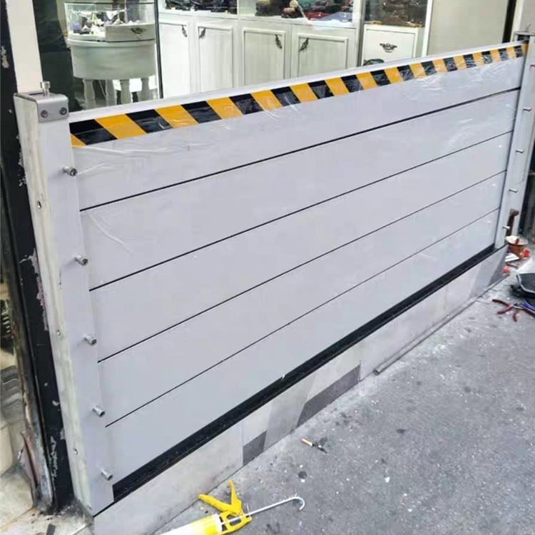 冀勘物探  铝合金防汛挡水板 可定做 可定制企业标志挡板 结构牢固挡板