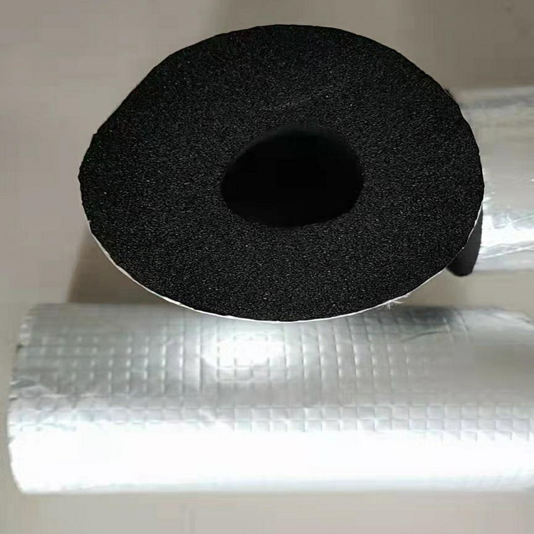 步步昇橡塑保温棉 20mm铝箔贴面橡塑管壳