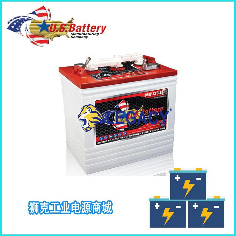 US美国进口蓄电池 US L16XC2 6V385AH 洗地机 巡逻车 观光车 等用蓄电池