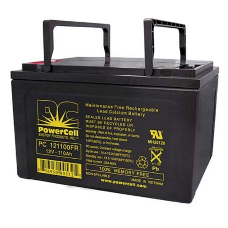 powercell蓄电池PC121100 免维护电池12V110AH简要介绍