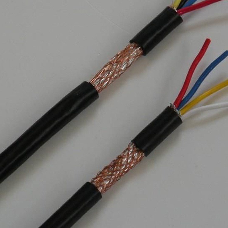 KVVP铜丝编织屏蔽电缆10*1.0 KVVP控制屏蔽电缆 信泰 6*1.5软芯屏蔽控制电缆图片