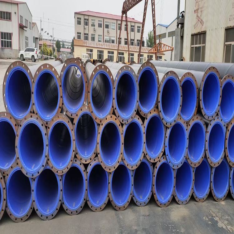 排水用承插涂塑钢管 涂塑排水管 给水内外涂塑管 发货及时 宏科华实体厂家