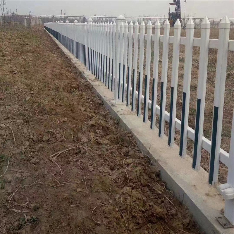 pvc塑钢围墙护栏 户外变压器围栏 小区工厂院墙防护栏 气象站围栏峰尚安