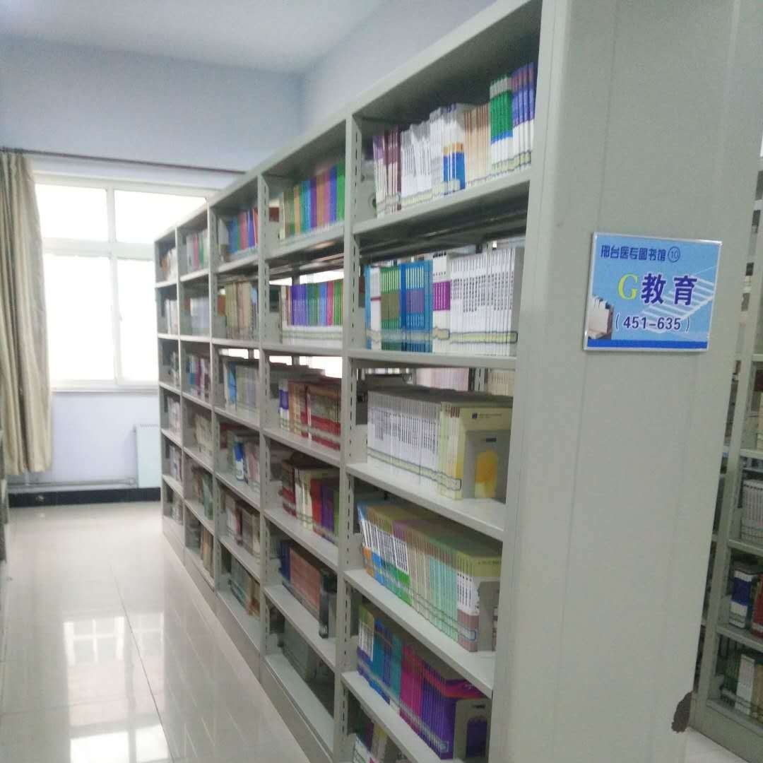 浙江生产图书室书架厂家  加厚板材