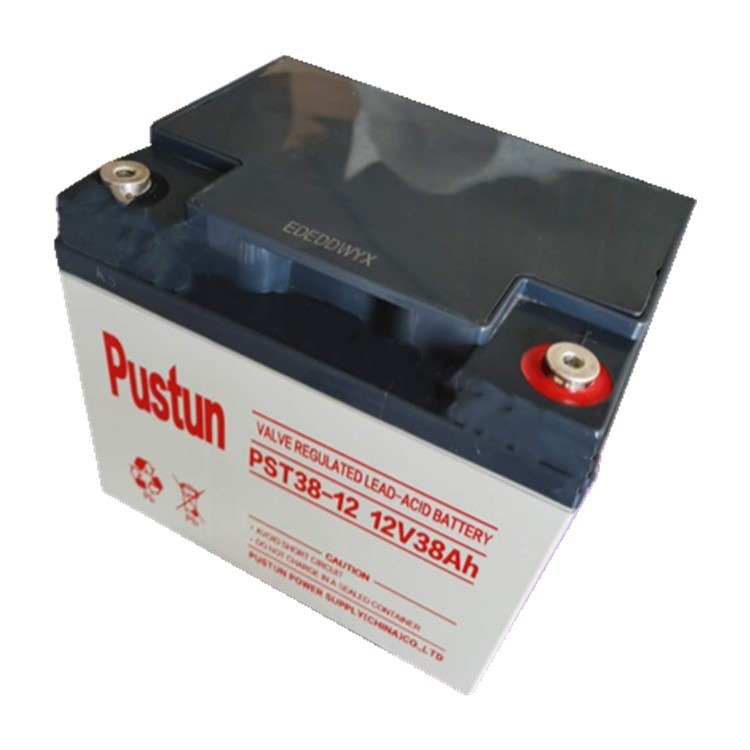 PUSTUN蓄电池PST38-12 12V38AH普斯顿电池质保三年