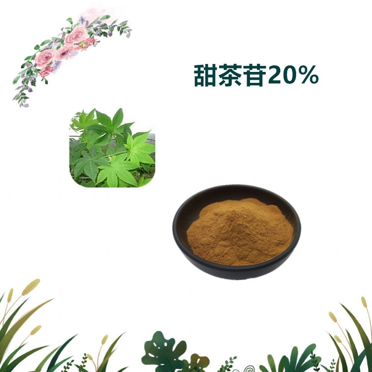 益生祥生物 甜茶苷20% 甜茶提取物 甜茶萃取粉 全水溶 1公斤起订图片