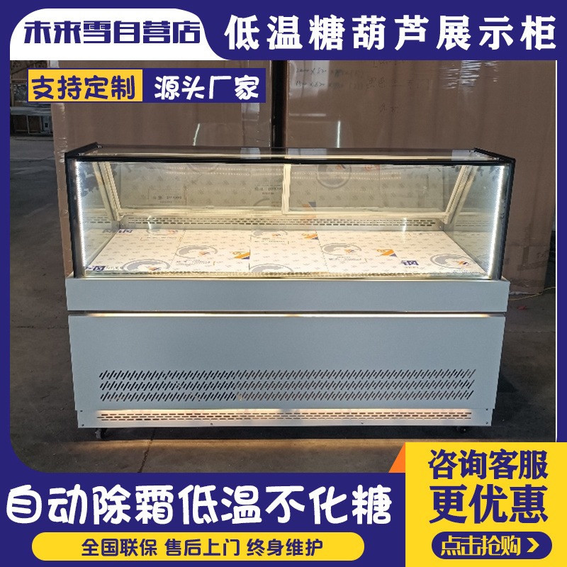 未来雪-冰糖葫芦玻璃柜  零下10度 风冷冷冻不化糖  W-THD-12